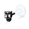 Horny Skull Shaped Labrets Push-in LA-1002